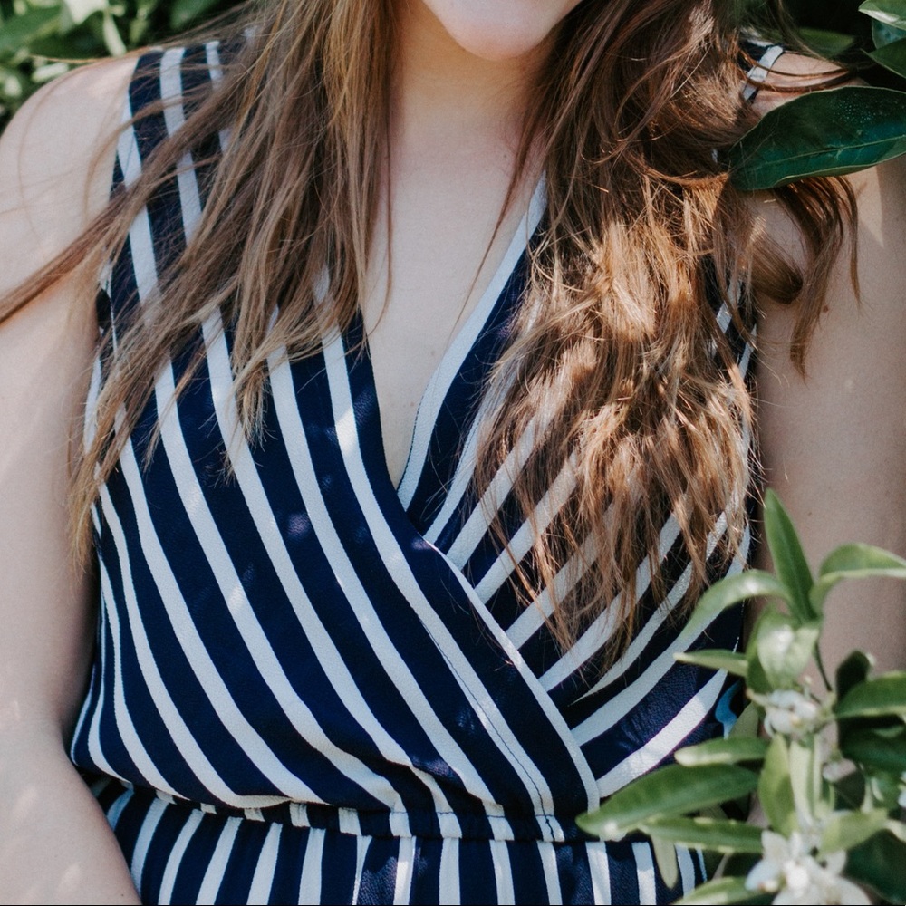 Striped Jumpsuit MUST SELL TODAY
